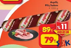 ASPİLİÇ PİLİÇ SALAM 1000 G fiyat ve kampanya bilgisi